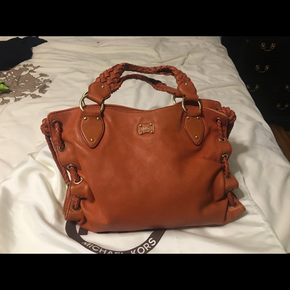 Rusty orange handbag
